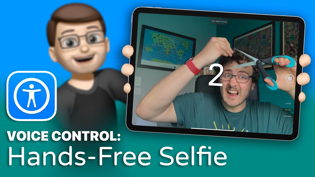 How to use Voice Control to take a 