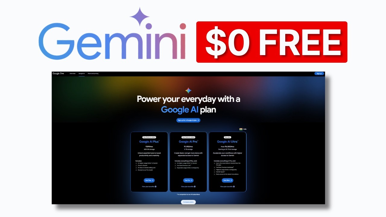 Gemini Pro БЕСПЛАТНО до 12 месяцев! | Google AI Pro бесплатно