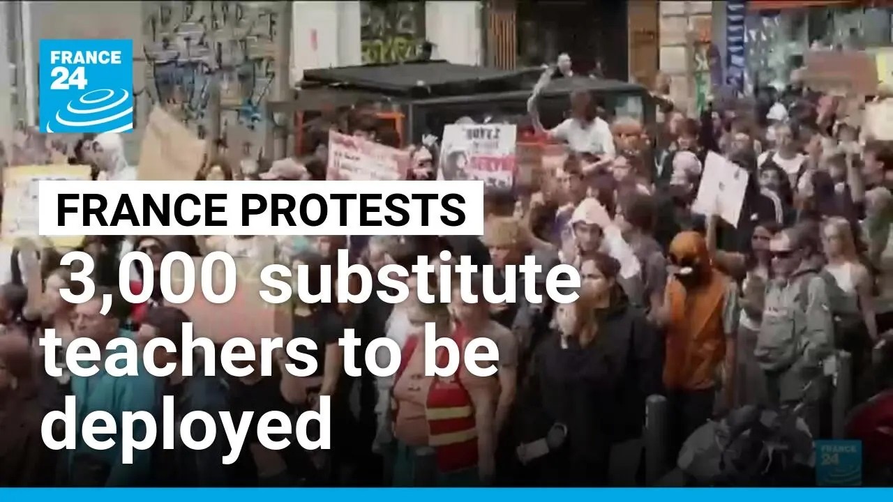 France education minister promises 3,000 extra teachers in bid to quell protests &bull; FRANCE 24