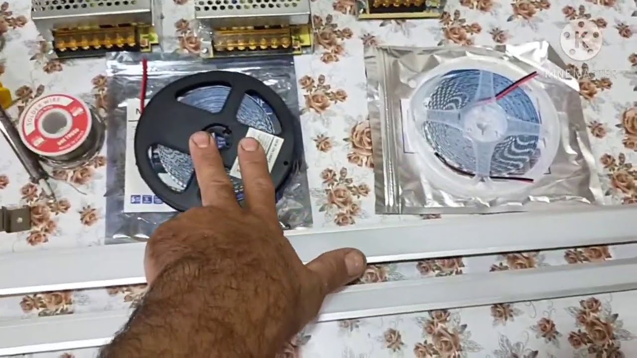 الليد بروفايل طريقة توصيله وتشغيله Led profile  فديوا رقم 2