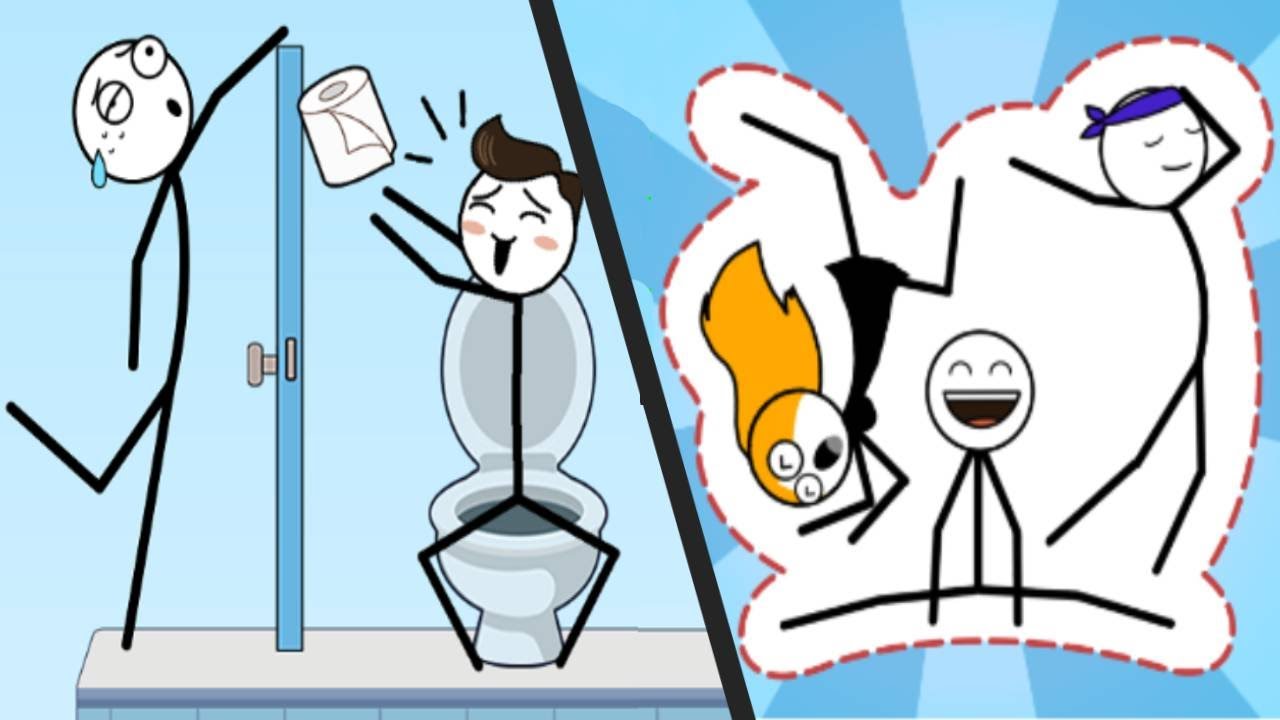 MR LONG HAND vs POSE MASTER - Satisfying Double Gameplay New Levels New UPDATED Stickman Puzzle Game
