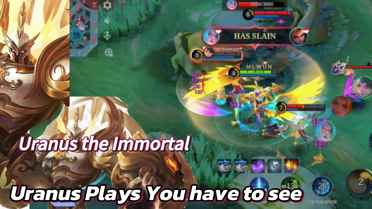 URANUS THE IMMORTAL 2025 BUILD TOP PLAY STYLE GLOBAL #mobilelegends #uranus #WHOistheBOSS