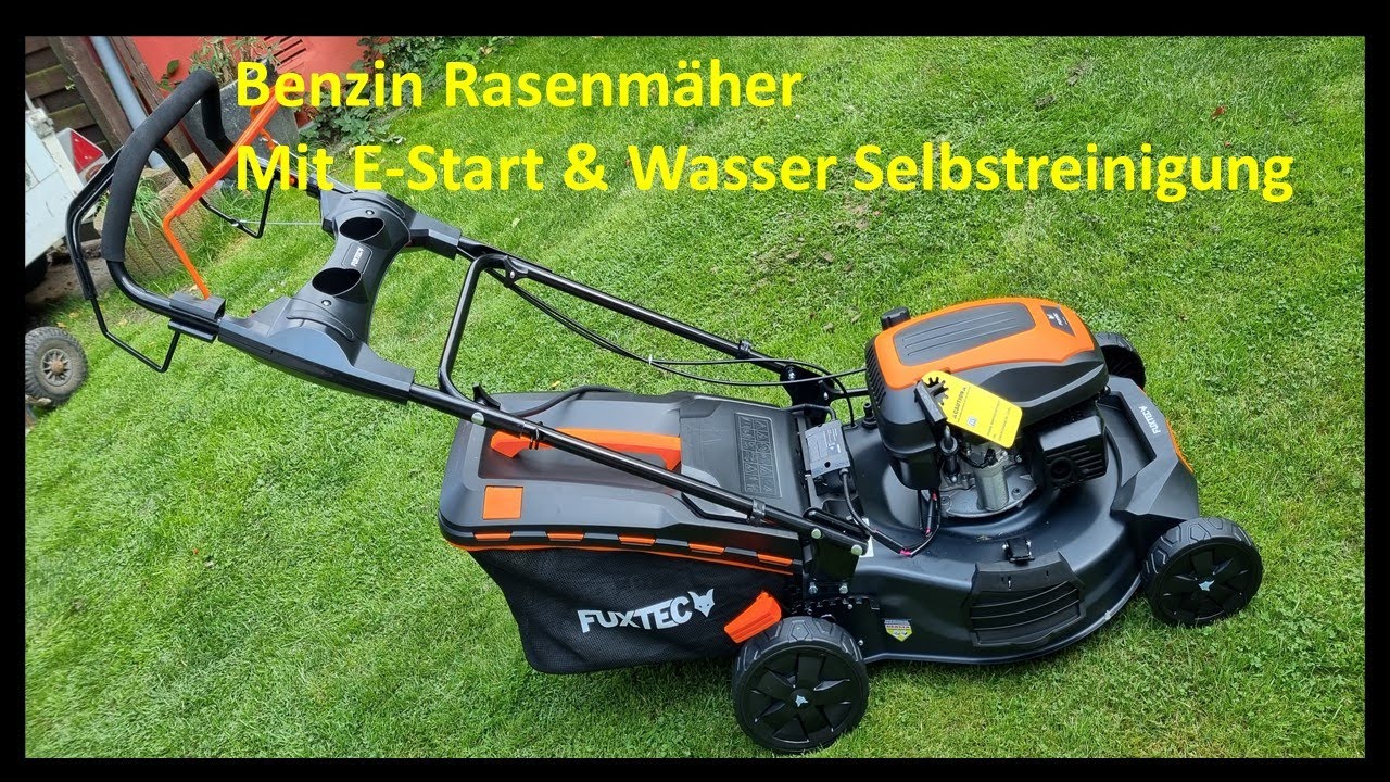 FuxTec Benzin Rasenmäher Test unseres neuen Gartenhelfers...