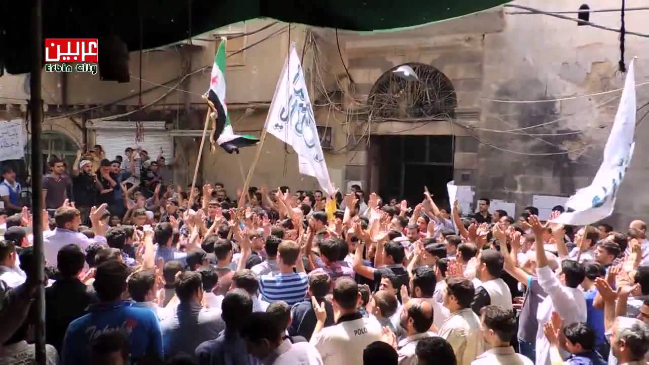 شام ريف دمشق عربين ثورة الأحرار بانياس إبادة طائفية والغطاء أممي  10 5 2013 جـ1