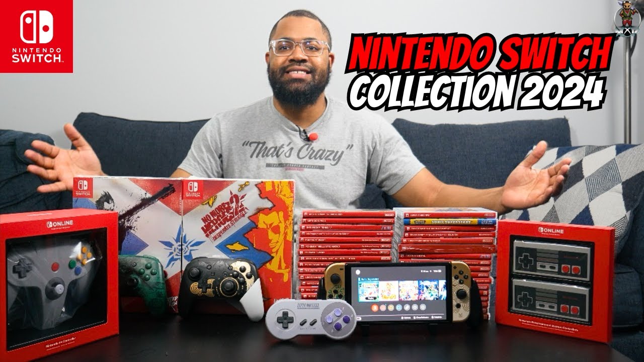 My ENTIRE Nintendo Switch Collection 2024 | GIVEAWAY!!