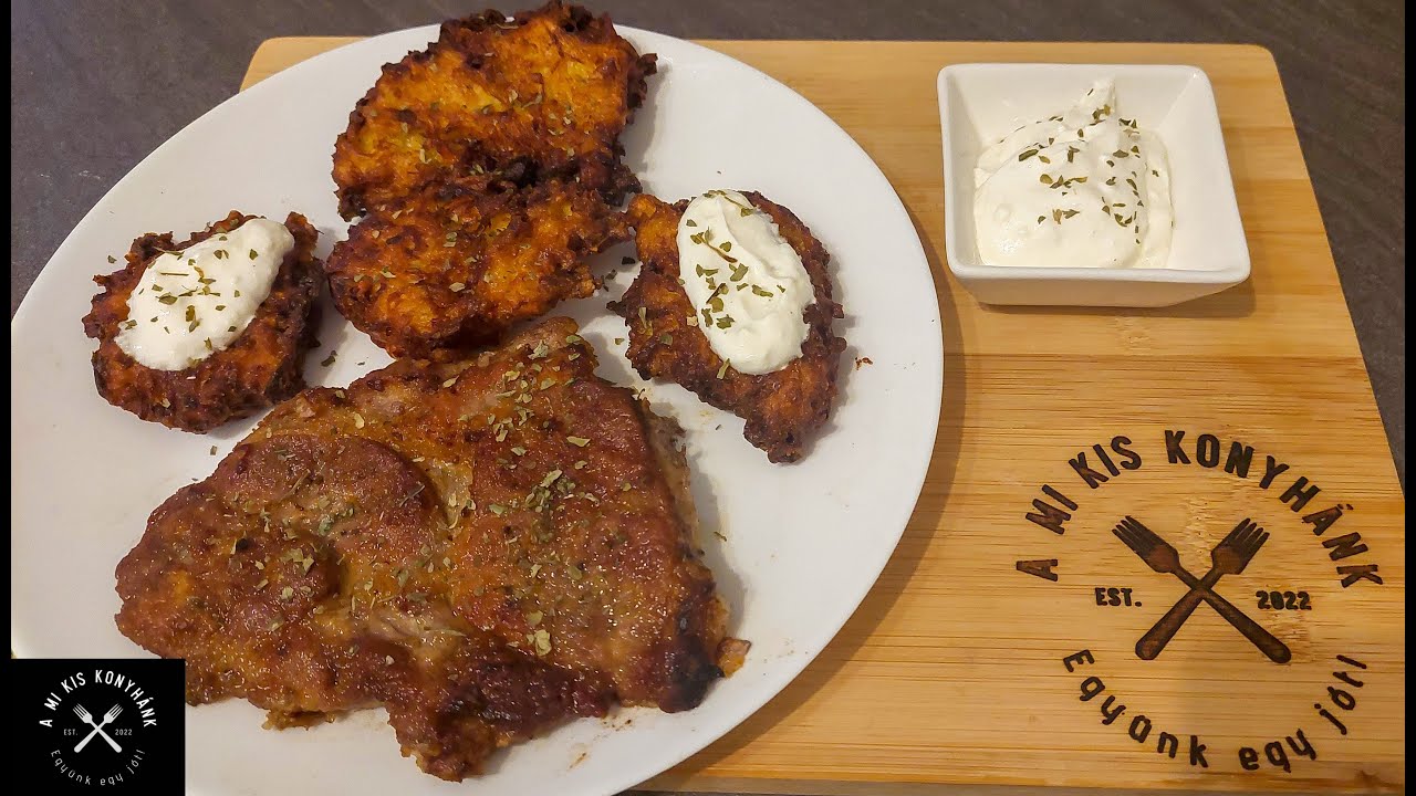 Натуральный ломтик с лужицей из кабачков