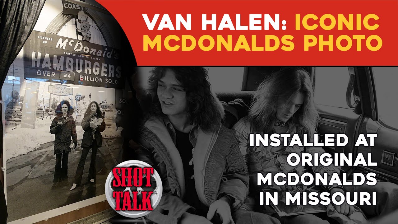 Photographer, Richard Upper talks about the 1978 Van Halen, Mc Donald's shot heard around the world!