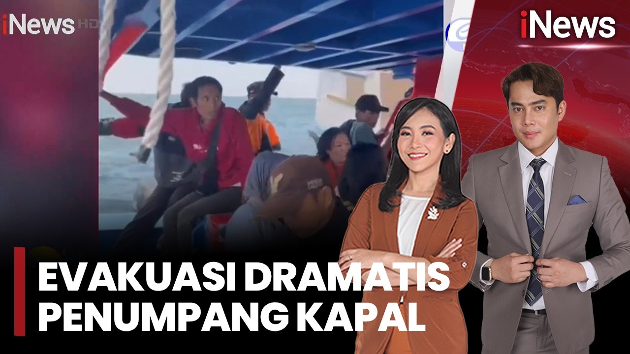 Evakuasi Dramatis 13 Penumpang Kapal di Kepulauan Seribu di Tengah Angin Kencang |iNews Today (16/30