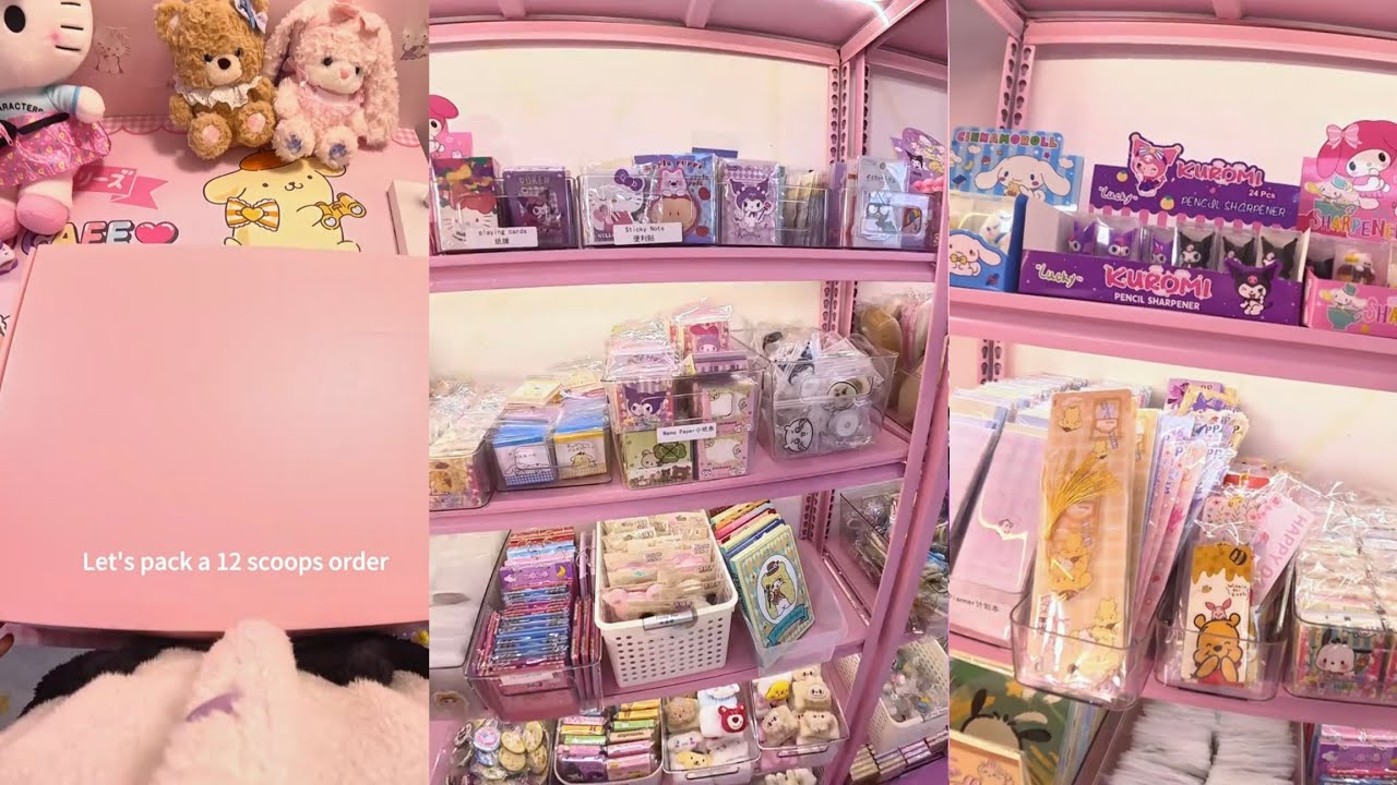 Packing aesthetic asmr stationery orders💖🛍
