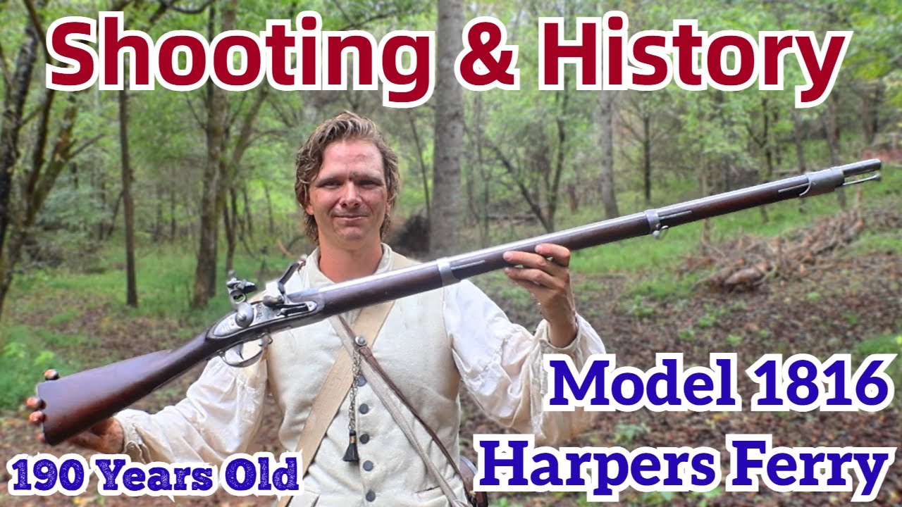Firing History: Antique Model 1816 #flintlock #rare  #antique #subscribe #history #authentic