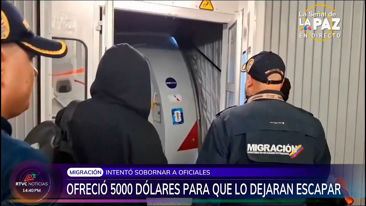 Traficante de dr0g4s expulsado ofreció 5.000 dólares a oficial de Migración Colombia - RTVC Noticias