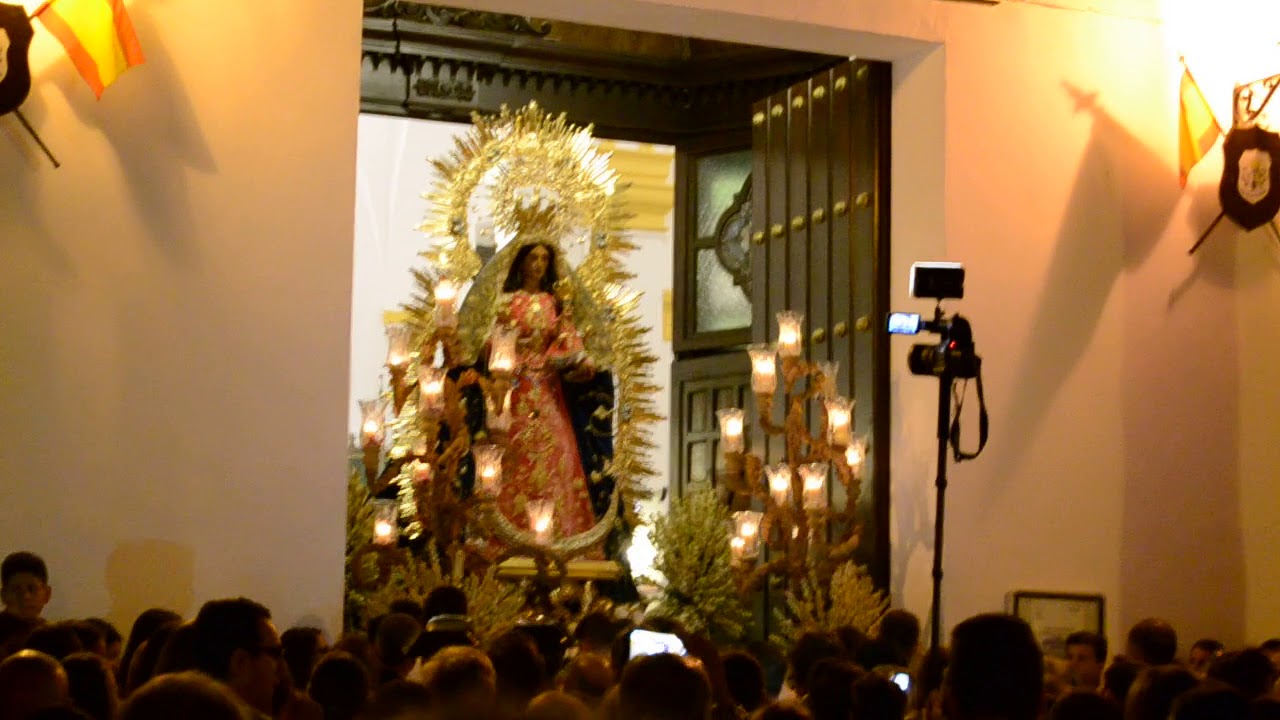 Entrada de la Virgen del Robledo 2017. Constantina 15 de Agosto