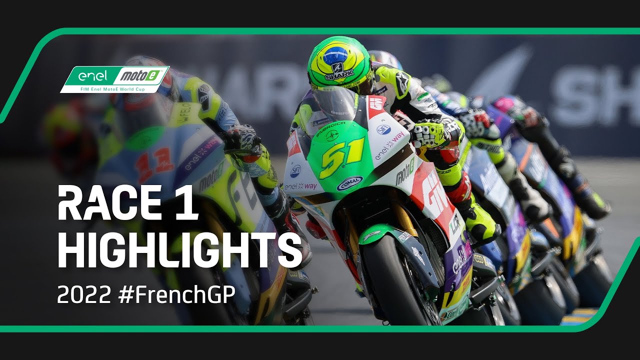 MotoE&trade; Race 1 Highlights | 2022 #FrenchGP