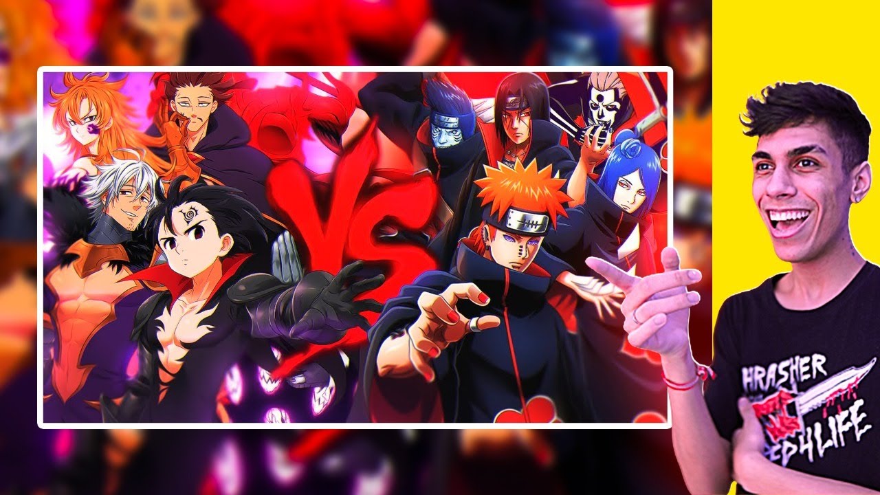 ASSISTINDO 𝗔𝗢 RAP DA Akatsuki VS. 10 Mandamentos | Combate de Rimas !! ‹ Ine Games ›