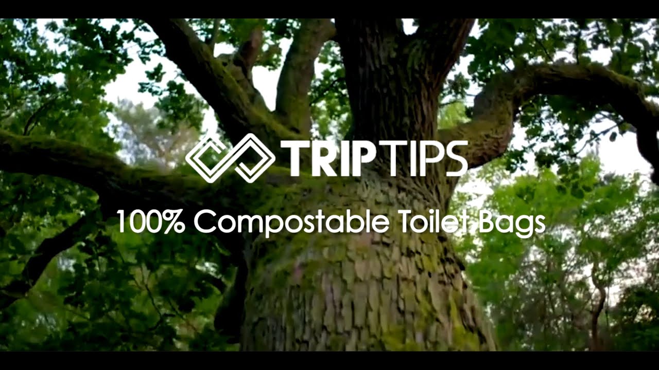 TRIPTIPS 100% Compostable Portable Toilet Bags