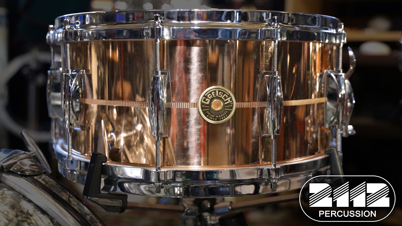 Gretsch USA Custom Phosphorus Bronze Snare Drum 6.5x14 - Drum Demo