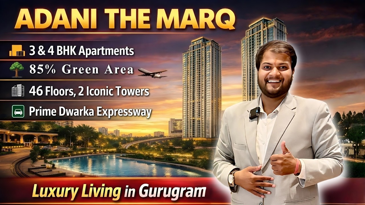 Adani New Launch Sector 102 | Adani The Marq Dwarka Expressway | Adani Most Exclusive Launch?