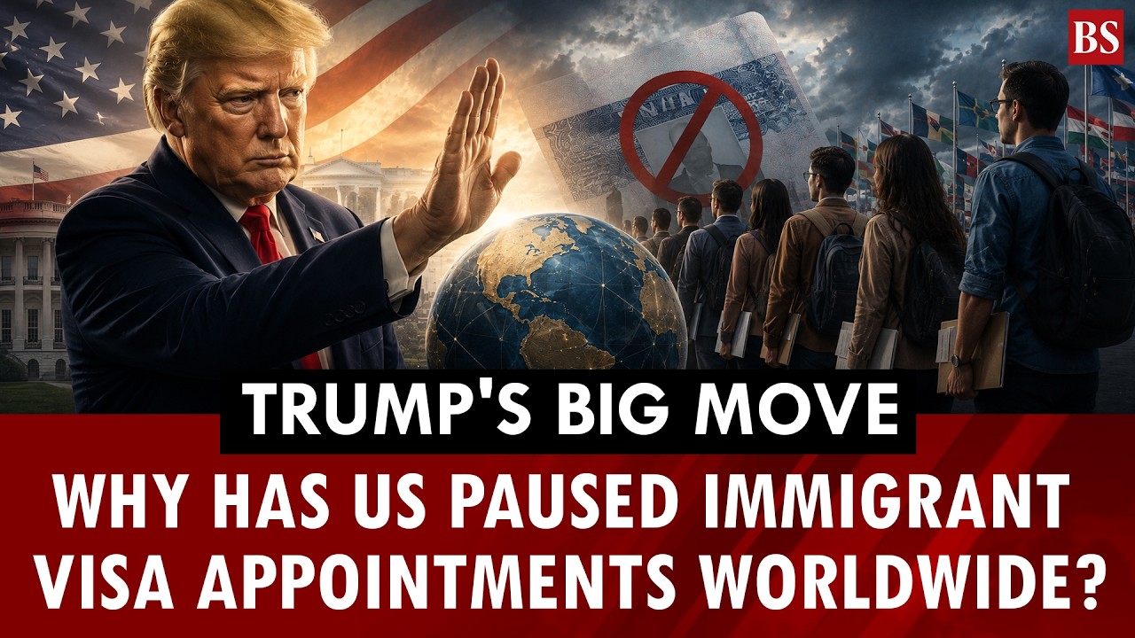 Why has the US paused immigrant visa appointments worldwide | Trump | US Visa interview