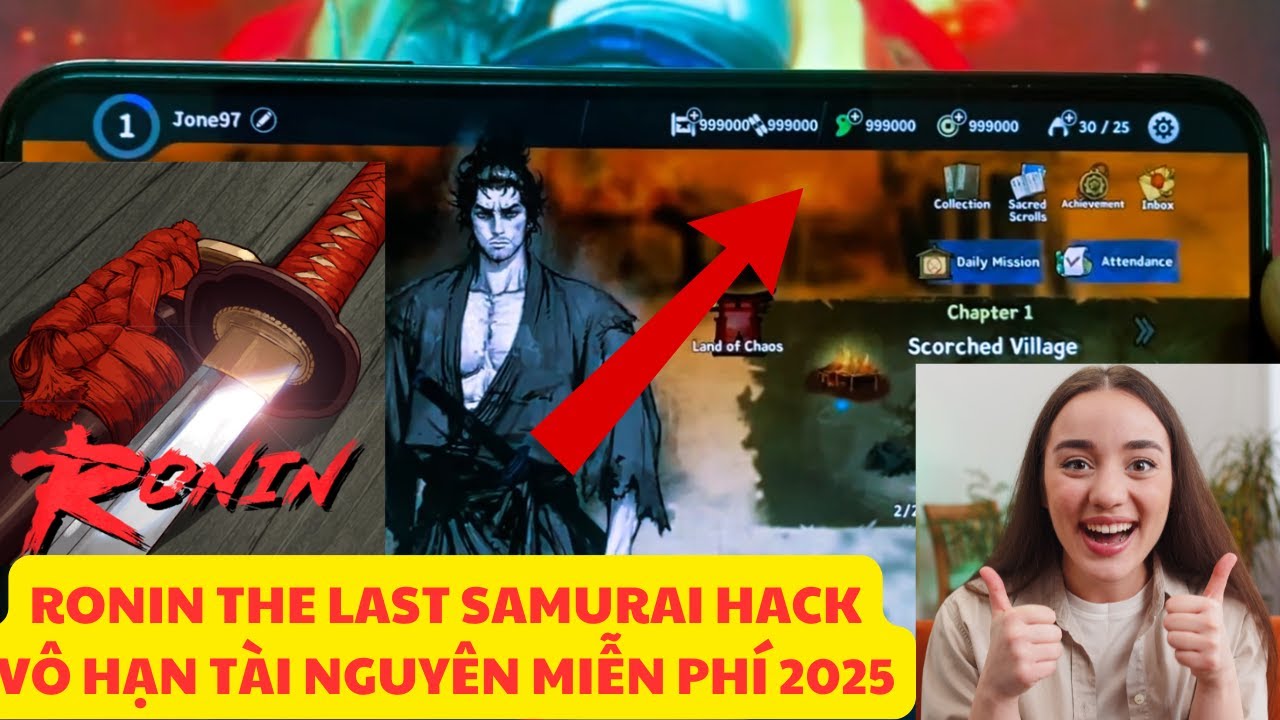 Ronin The Last Samurai Hack - Nhận Vàng và Đá quý miễn phí không giới hạn #RoninTheLastSamurai