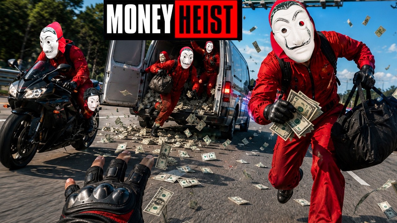 PARKOUR VS MONEY HEIST! 6 | BAD GUYS: No ESCAPE, GRAB THE CASH... RUN! (BELLA CIAO) Epic POV