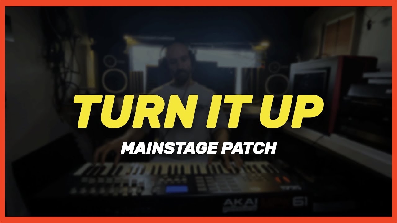 “Turn It Up” Planetshakers - Mainstage Song Specific Patch Keyboard Cover