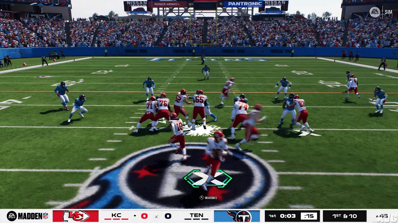 Madden NFL 26 - Kansas City Chiefs vs Tennessee Titans - Gameplay (PS5 UHD) [4K60FPS]