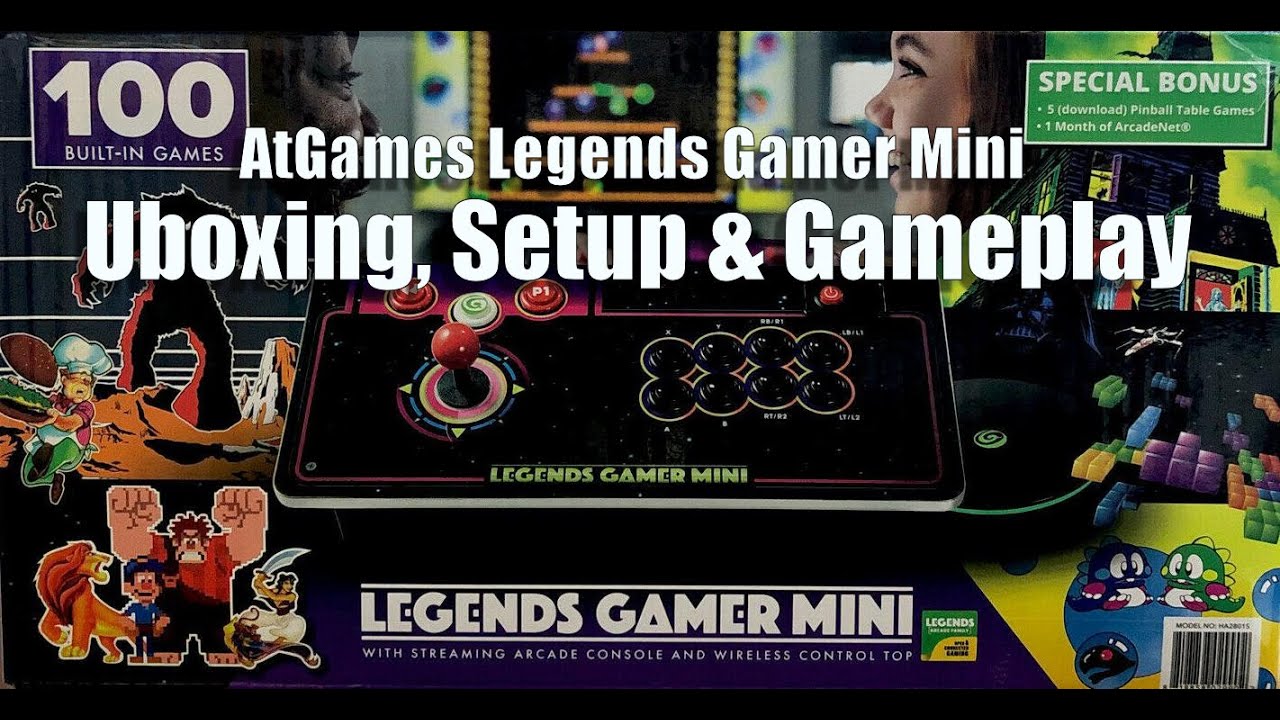Unboxing & Setting up AtGames Legends Gamer Mini (Live Stream)