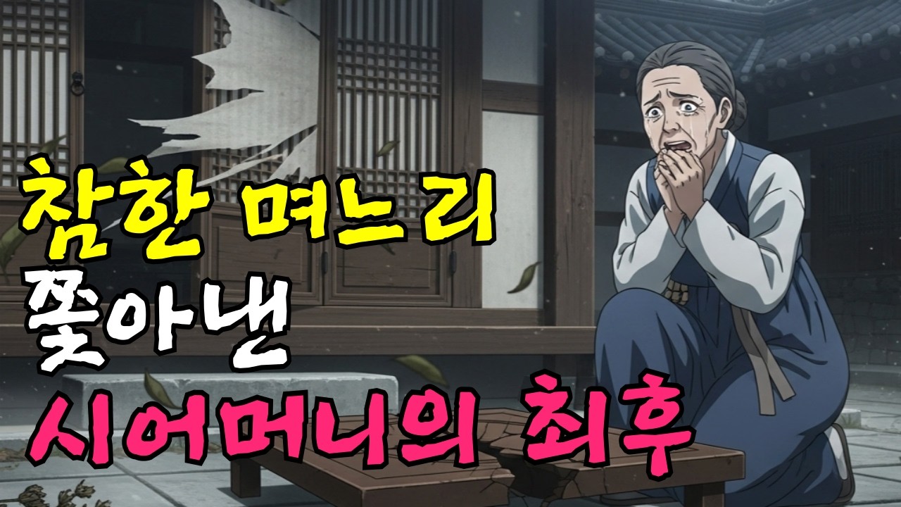 능력을 숨긴 며느리를 쫓아낸 시댁에 생긴 일ㅣ야담,민담,신화,전설,옛이야기,조선시대이야기