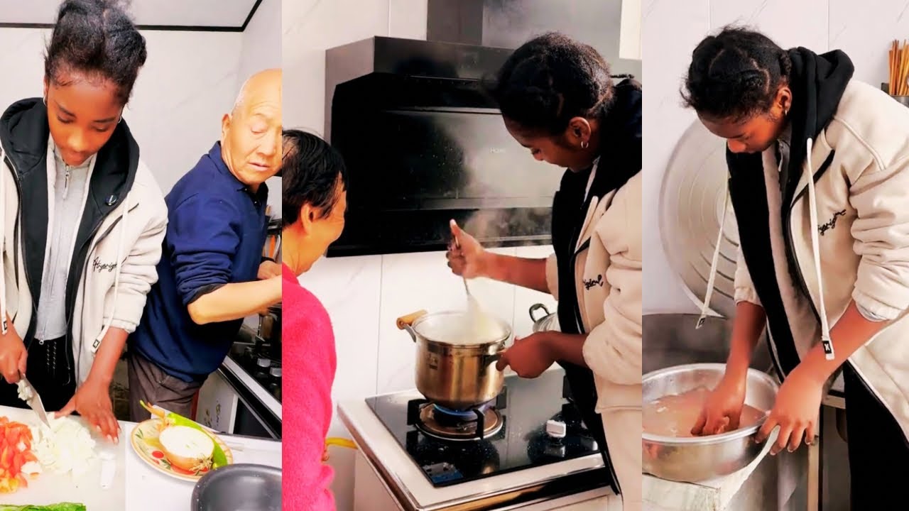 Angela taught her mother-in-law how to make Sima today