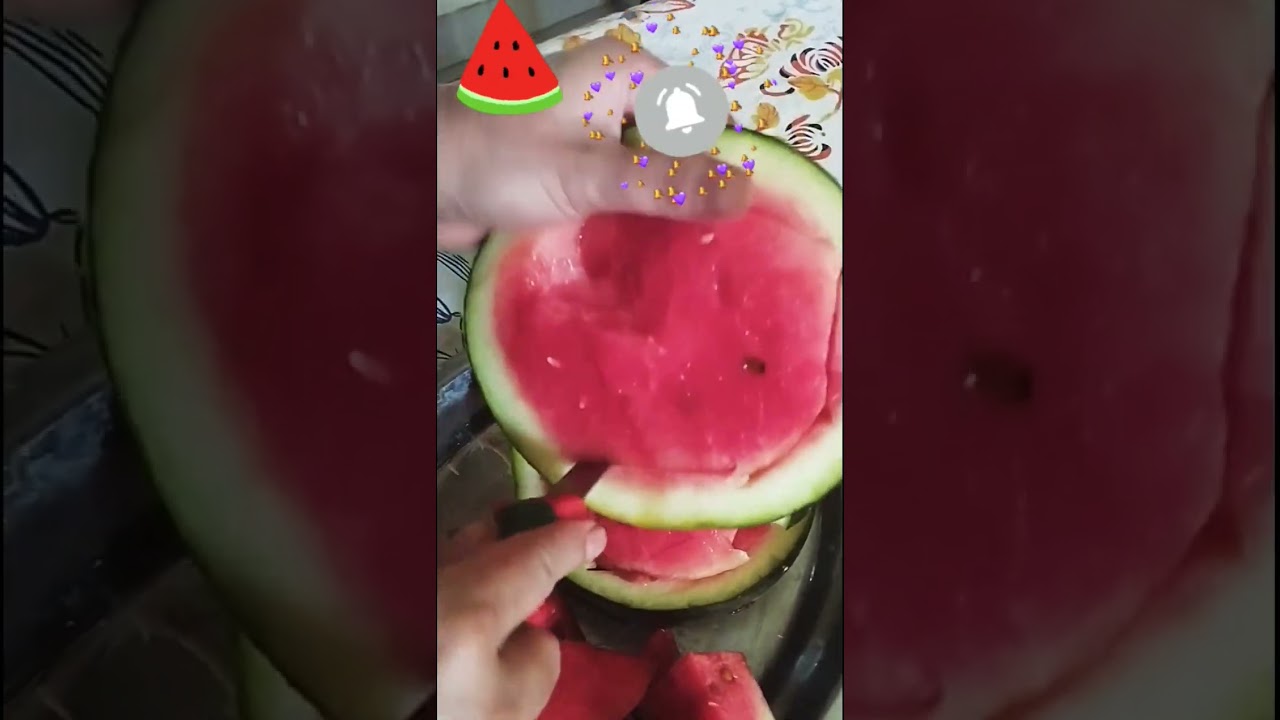 tarbooj, watermelon cutting style #vlogs#shortvideo #tarbooj #garden#villagelife #organicwatetmelon