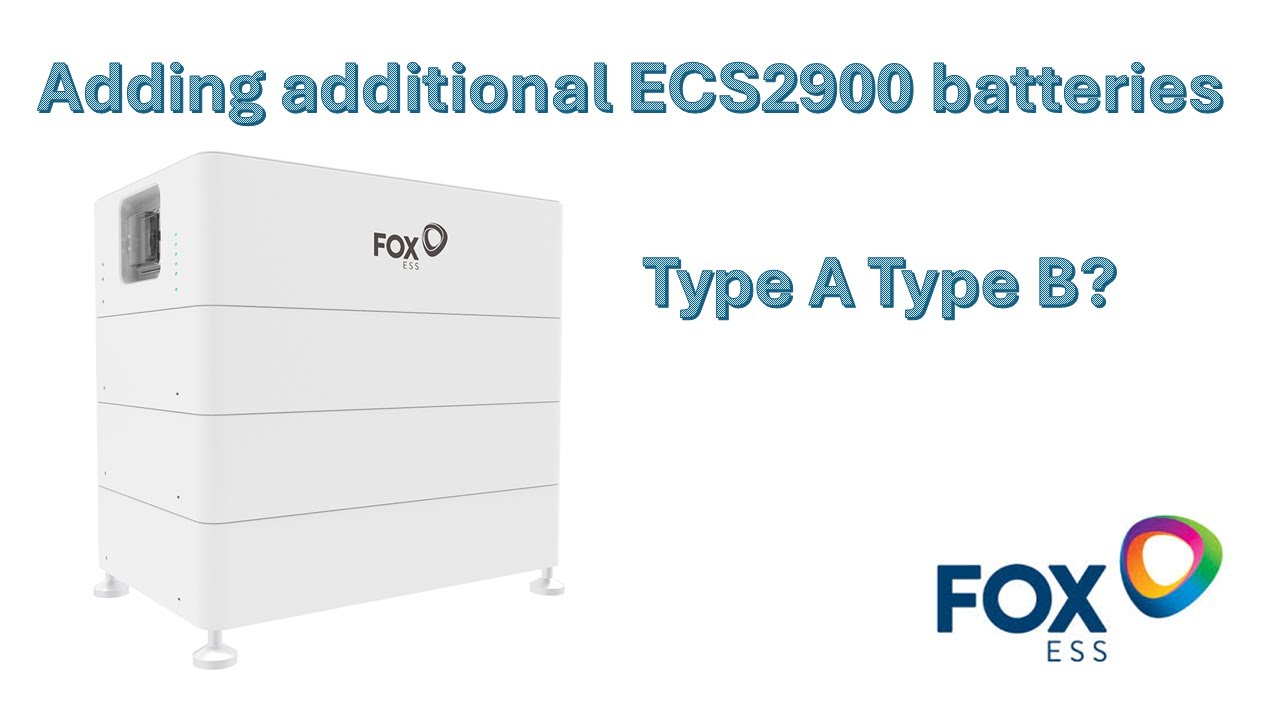 FOX ESS ECS2900 battery upgrade