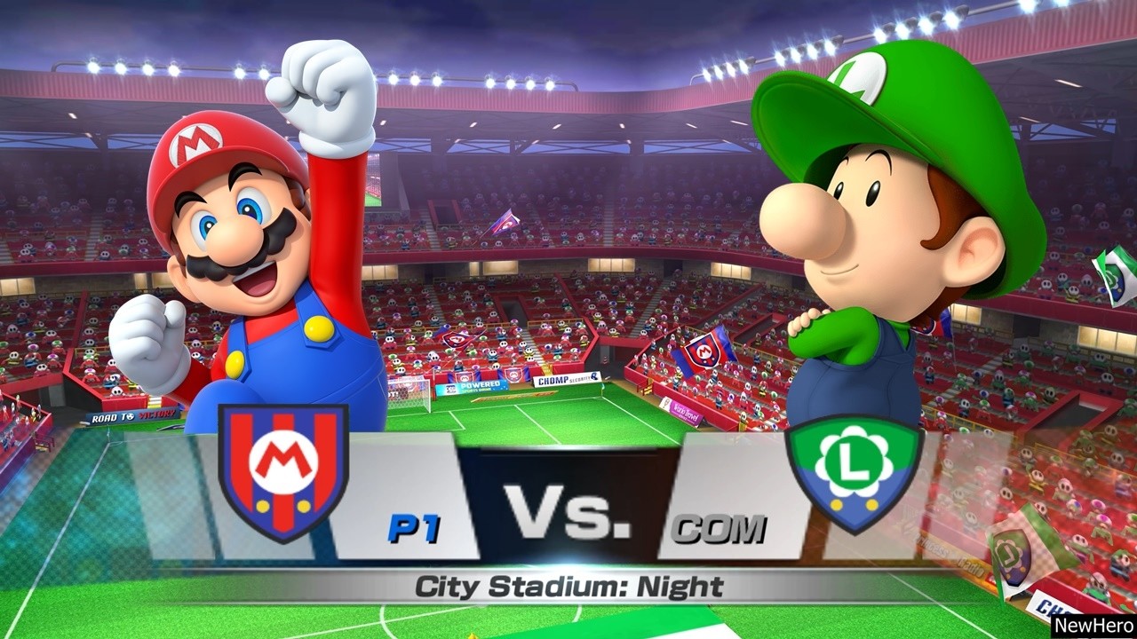 Mario Sports Superstars - Mario/Yoshi Vs. Baby Luigi/Daisy