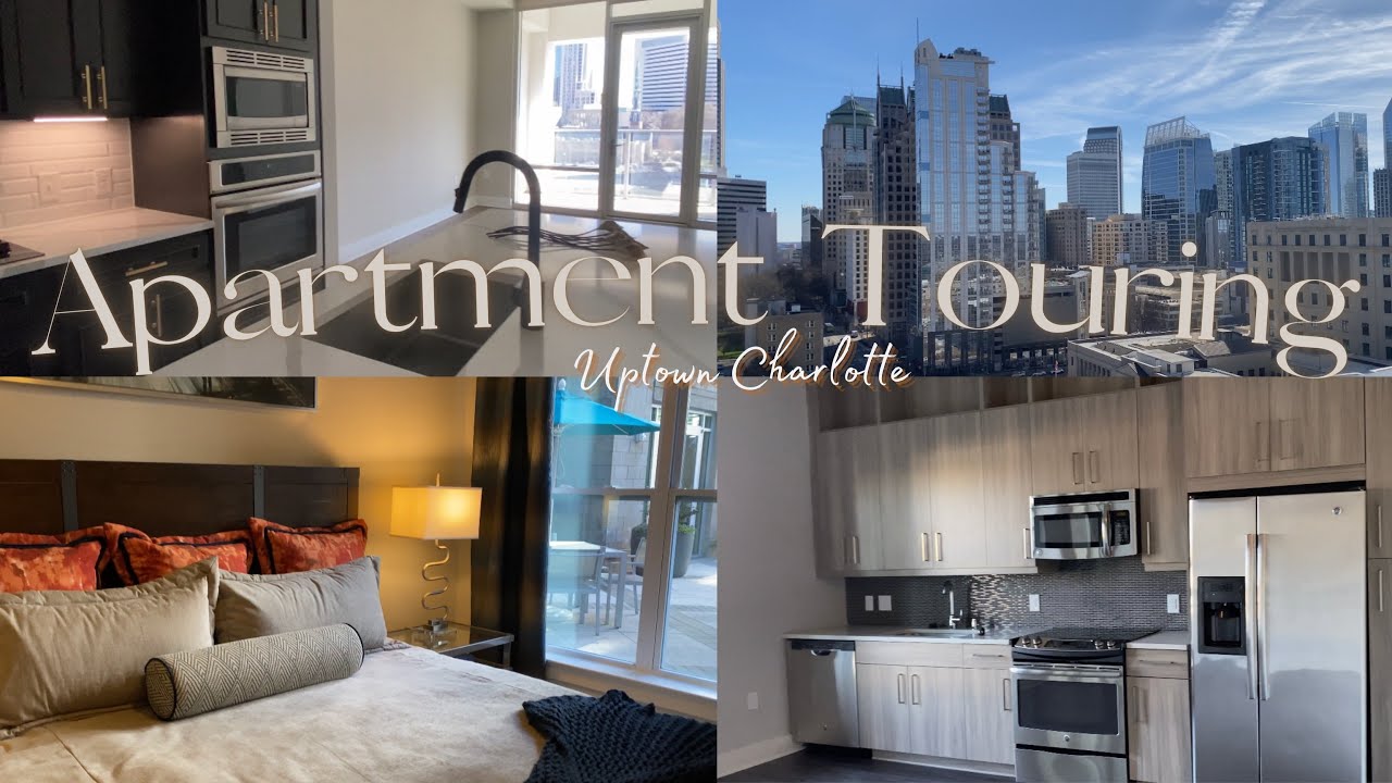 TOURING APARTMENTS IN UPTOWN CHARLOTTE | HIGH RISE APARTMENTS | MANIFESTING!