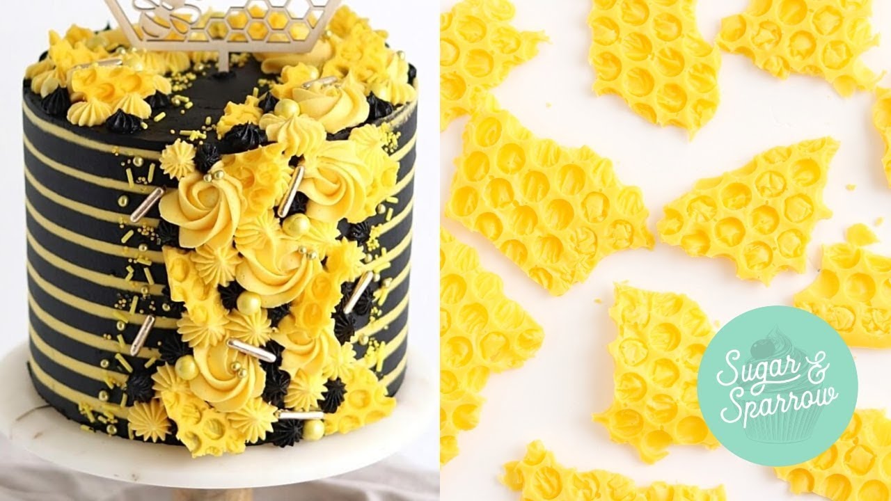 How To Make Chocolate Honeycomb For A Bee Cake