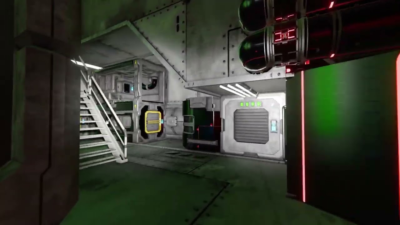 1st fly through space engineers ship showcase