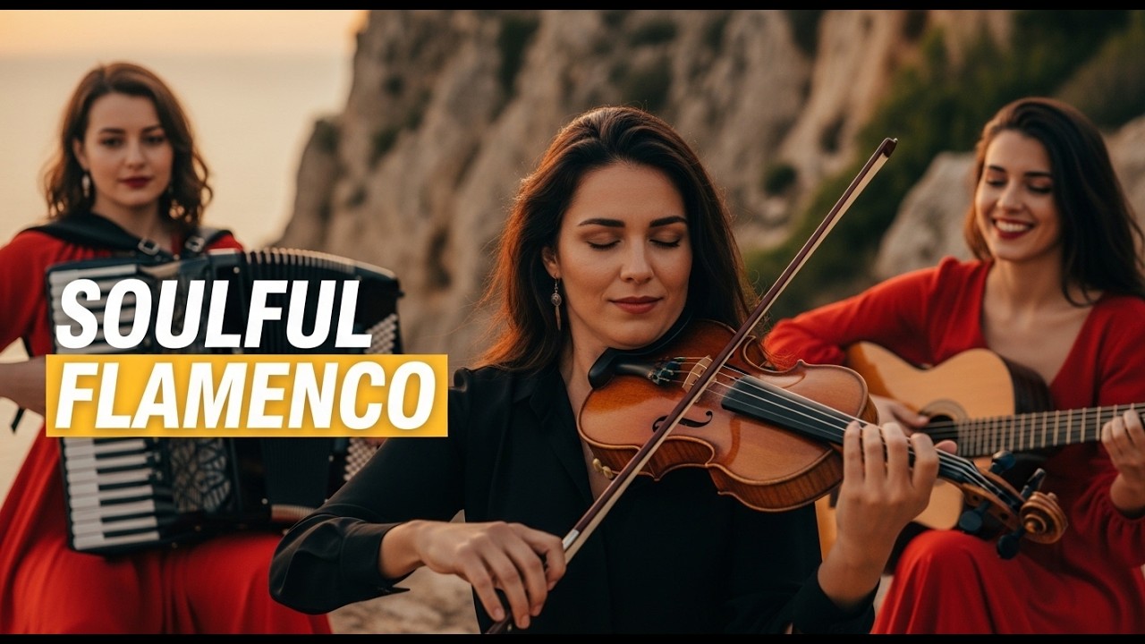 Flamenco Fusion!! Spanish Guitar, Violin & Accordion in Emotional Mediterranean Music That Heals