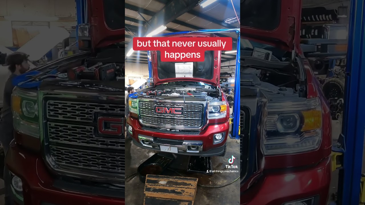 Duramax cab removal. #allthingsmechanics #mechanic #duramaxdiesel #l5p
