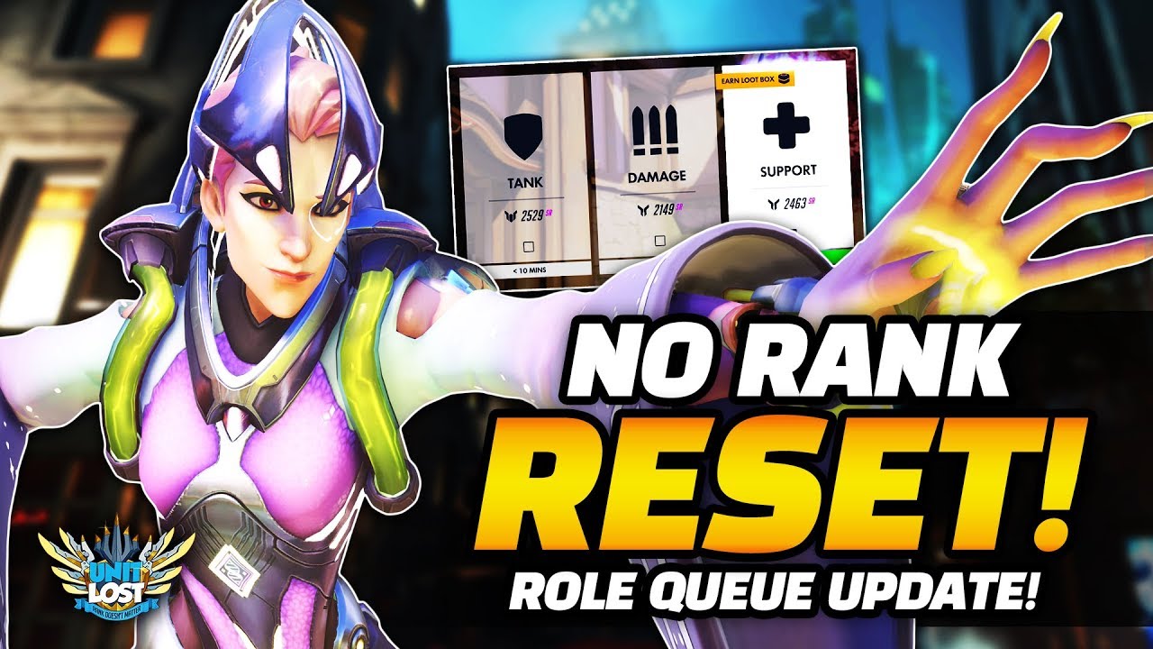 Overwatch - NO Rank Reset! - Role Queue Beta Rank MATTERS!