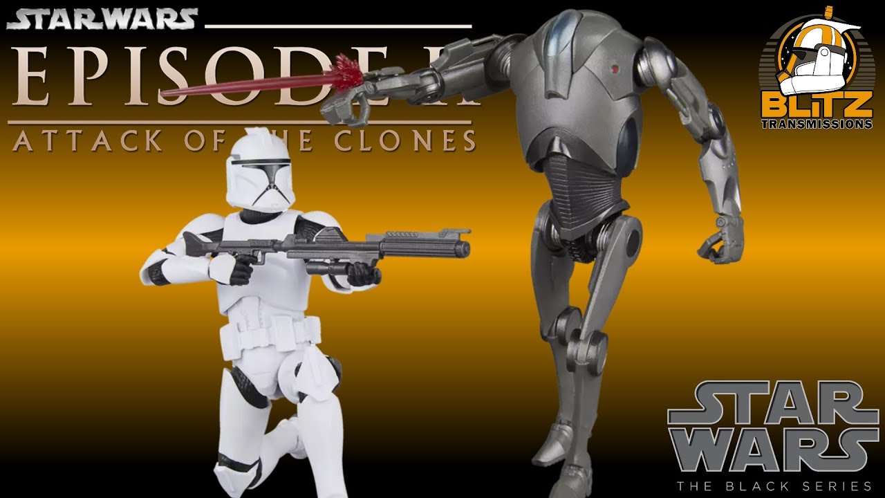 Hasbro The Black Series Phase I Clone Trooper & Super Battle Droid Review