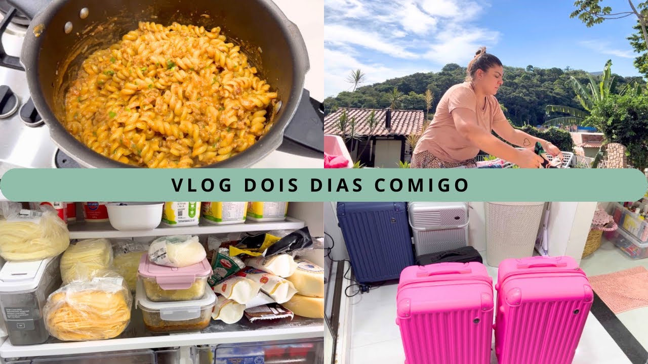 MACARRÃO DE PANELA DE PRESSÃO | MALAS NOVAS | MUDAMOS NOSSO DESTINO E COMPRAS PARA A VIAGEM