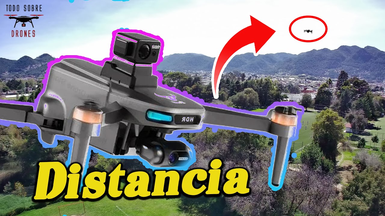 DRON SG 109 max 🚁 DISTANCIA MÁXIMA 😱 cuanto es lo que llega realmente | económico