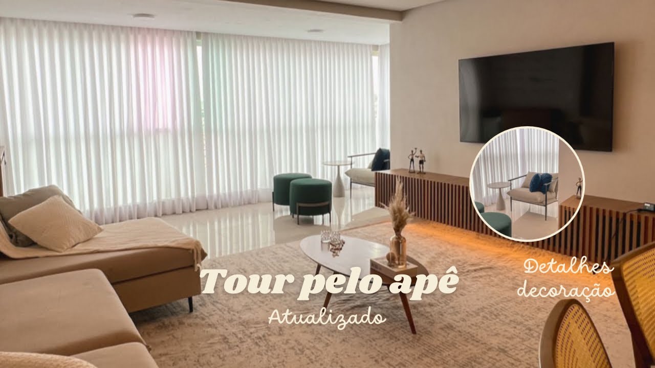 TOUR pelo nosso APARTAMENTO ATUALIZADO | 125m2