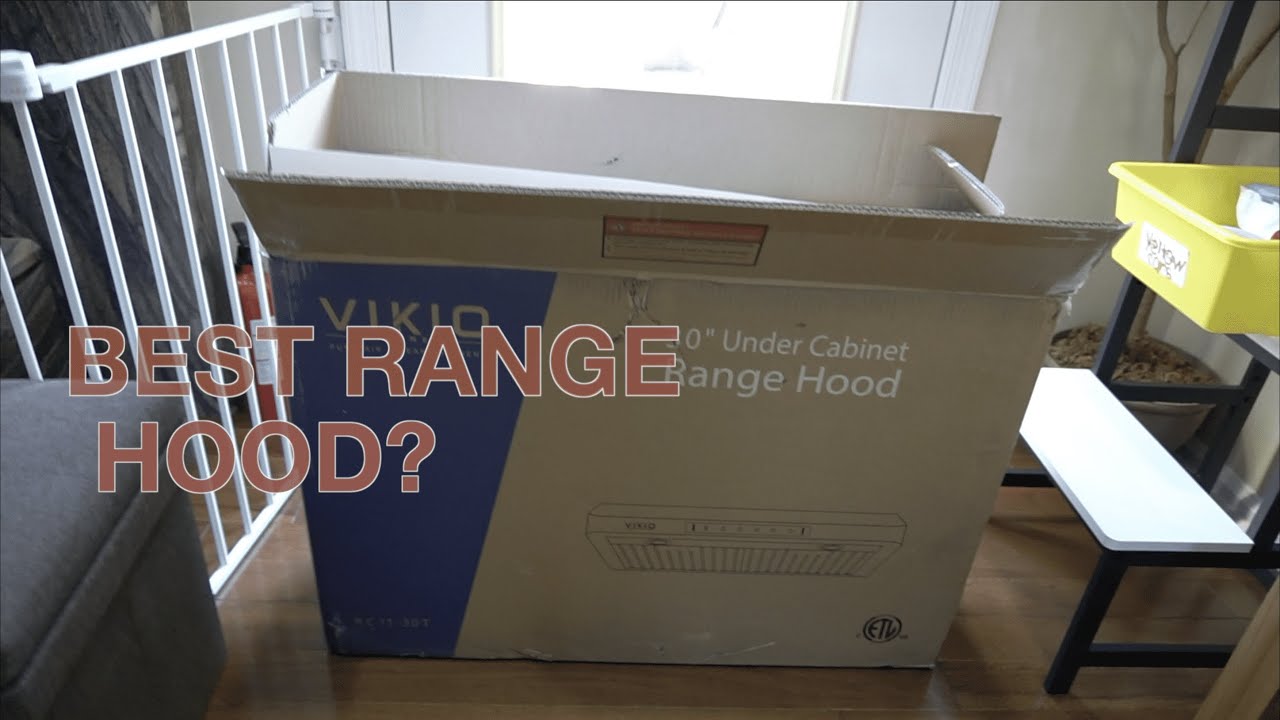 VIKIO 30” Under Cabinet Range Hood Installation | Rear Vent Conversion & Wiring