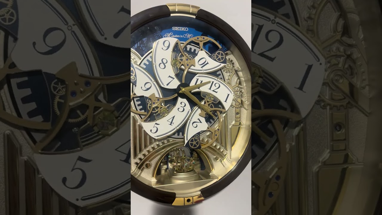 4 Melodies On Seikos 2025 Melodies In Motion Special Collectors Edition Wall Clock