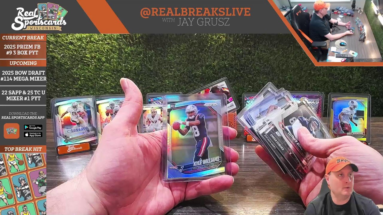 2025 Panini Prizm Football #9 3-Box Pick Your Team (2/4/26)