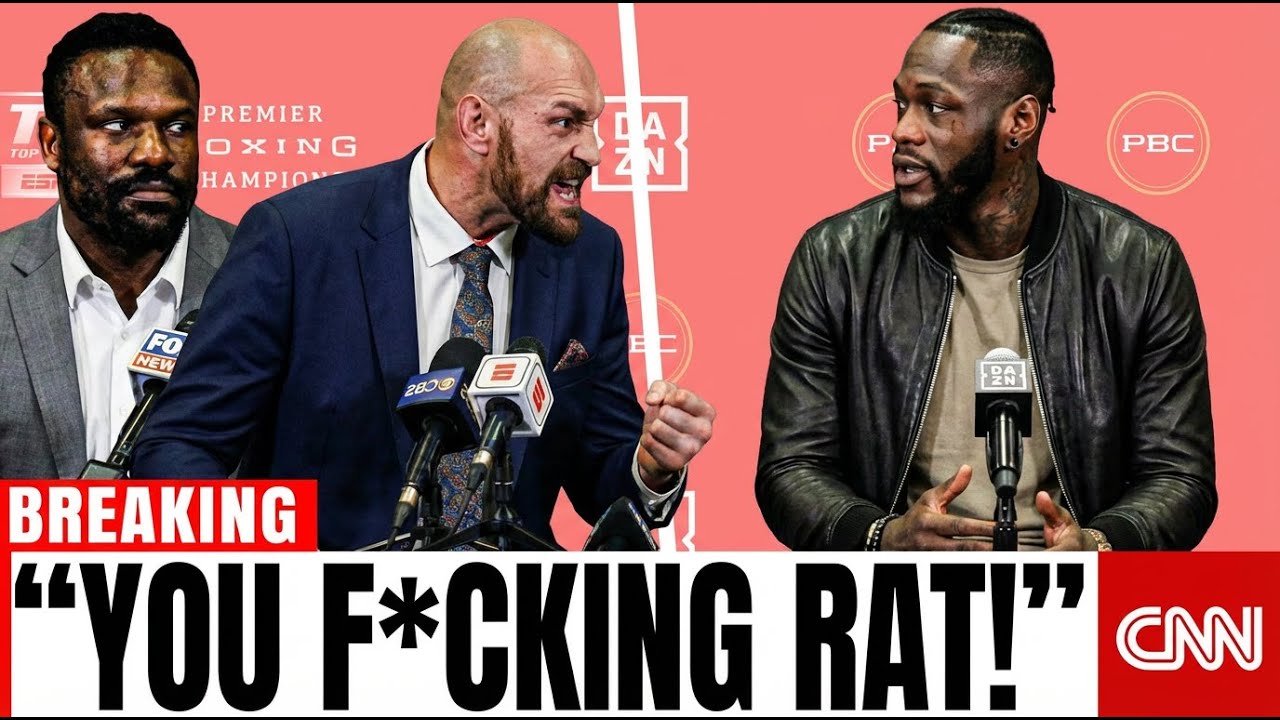 “Derek Gonna Hurt Him!” — Tyson Fury FIRES BACK at Deontay Wilder in Explosive Press Conference