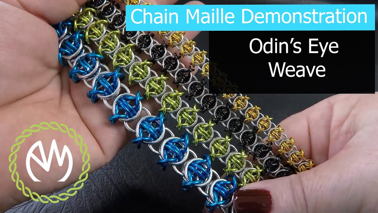 Chain Maille Tutorial - Odin's Eye Weave