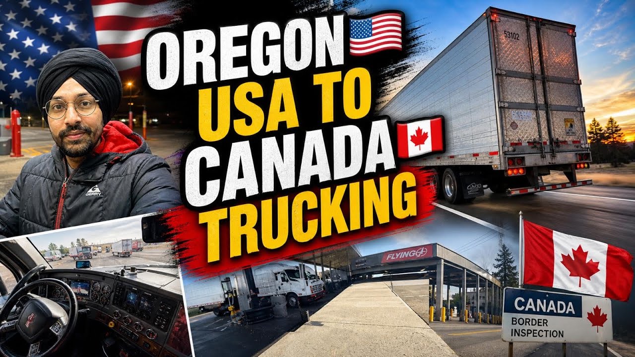  OREGON 🇺🇸 USA TO CANADA 🇨🇦 TRUCKING
