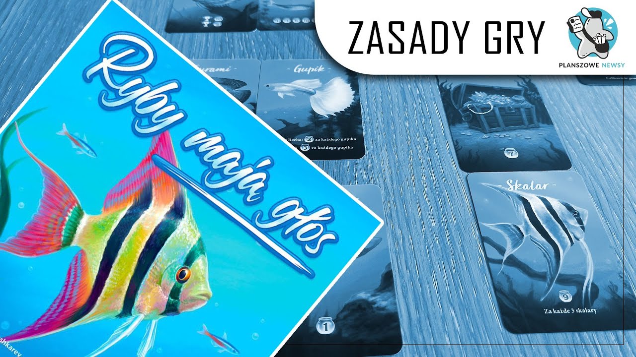 RYBY MAJĄ GŁOS - jak grać, czyli zasady gry w kilka minut