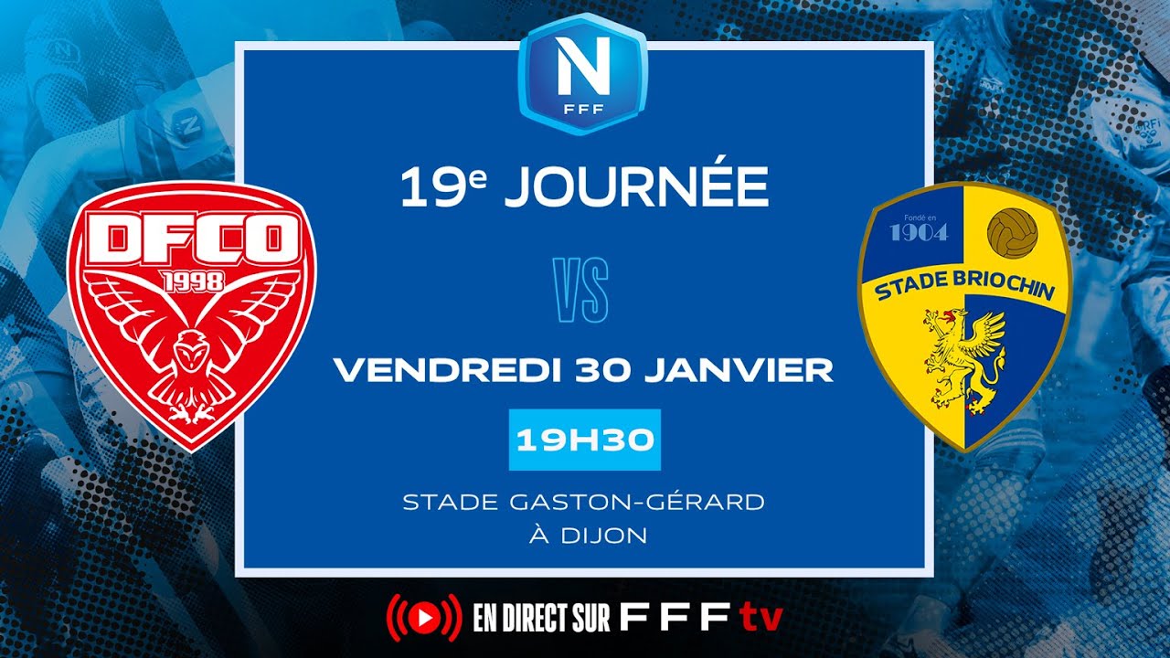 J19 I Dijon FCO vs Stade Briochin en replay I National FFF 2025-2026